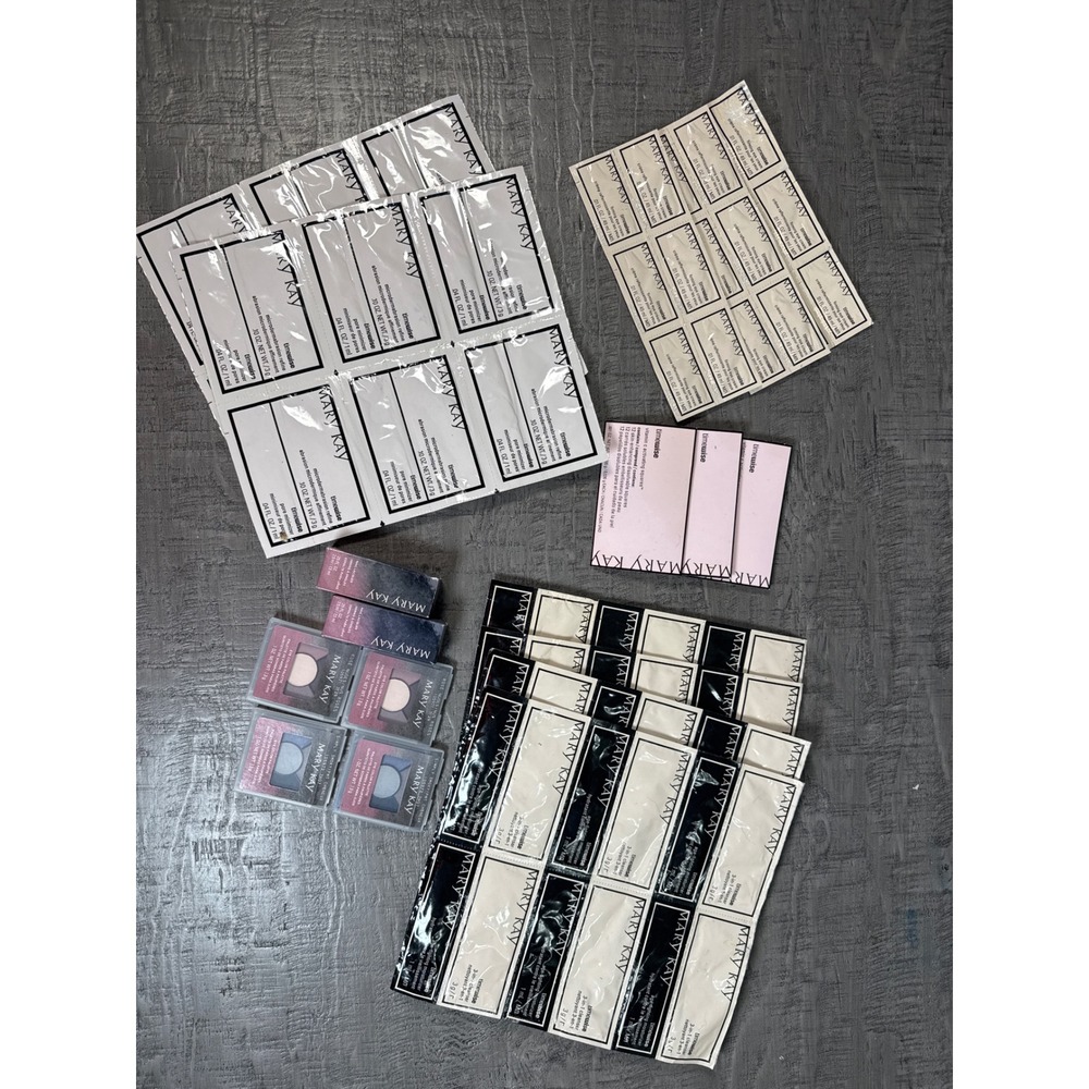 Mary Kay Lot Eye Color Palettes, Nail‎ Polish & TimeWise Samples Mixed Set